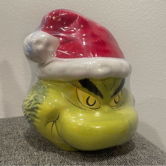 The Grinch Other - The Grinch Cookie Jar Canister *NEW*
Christmas Santa Grinch